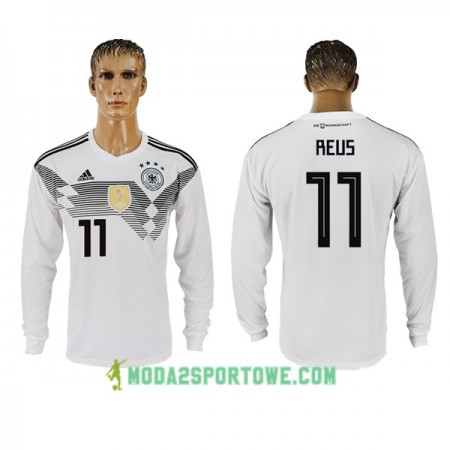 Koszulka Niemcy Reus 11 Mistrzostwa Świata 2018 Domowe Stroje Piłkarskie Długi Rękaw